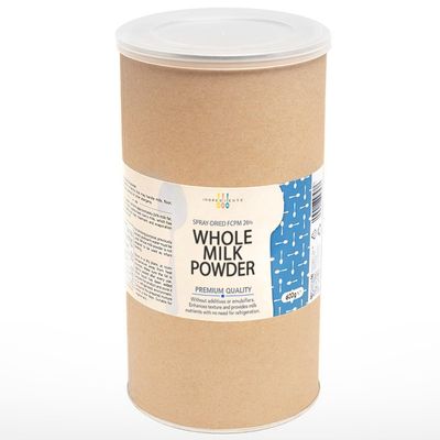 IB Premium Whole Milk Powder 600g 100% Pure, No Additives or Emulsifiers, Bovaer-Free Full Cream Fat (26%) Powdered Dried Milk UK Product