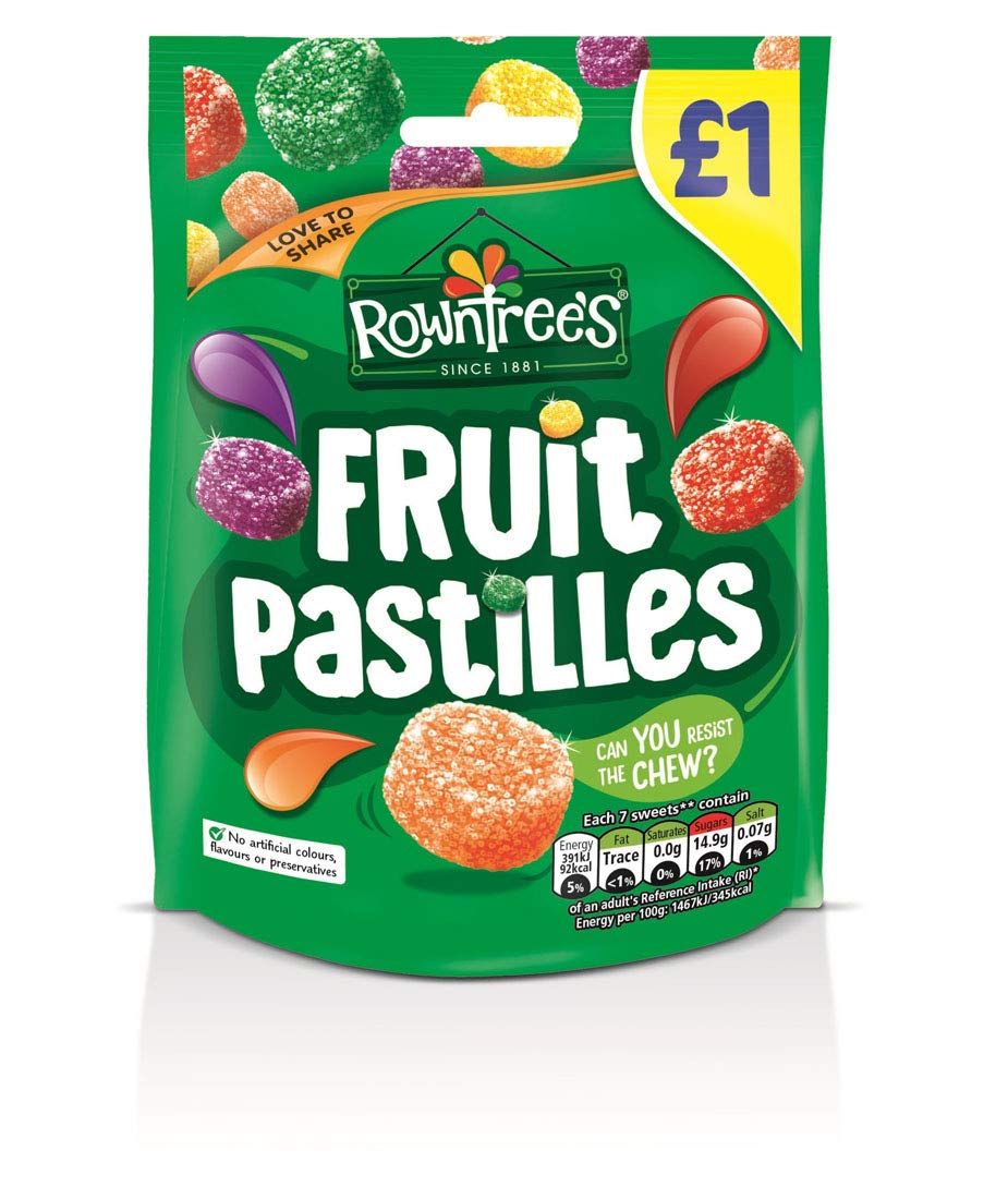 Rowntrees Fruit Pastilles 12's (Pack of 12 x 120g)
