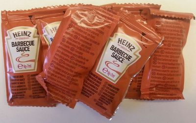 25 x Heinz Barbecue Sauce - Individual Sachets