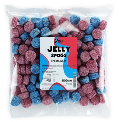 Just Treats Jelly Spogs/Jelly Buttons (500g Share Bag)
