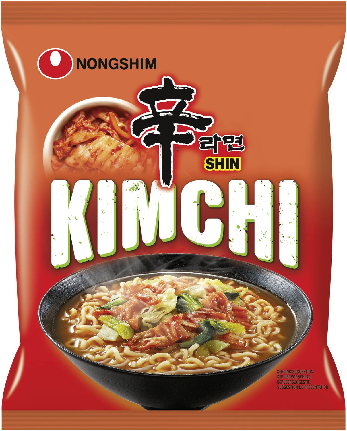 Nong Shim Kimchi Noodle Soup 120g (Pack of 20)