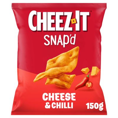 Cheez-It Snap'd Cheese &amp; Chilli Baked Snacks 150g