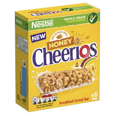 Nestlé Honey Cheerios Cereal Bars 6 x 22g