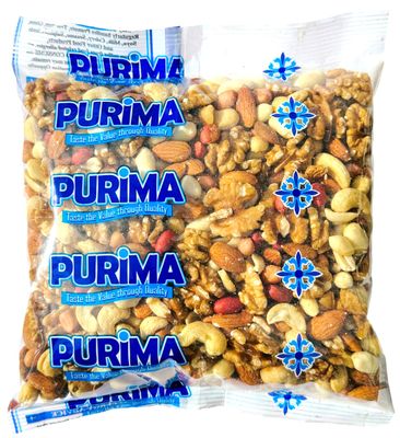 Mixed Nuts 1kg - Deluxe Mix of Raw Nut Cashews Almonds Walnuts Peanuts - Assorted Selection of Fresh Whole Natural Plain Unsalted Healthy Protein Bulk Bag Premium Snacking Gift Cooking Baking Eating