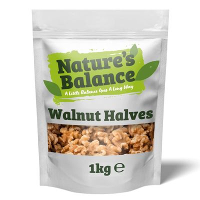 Nature's Balance Walnuts 1kg Raw Walnut Halves