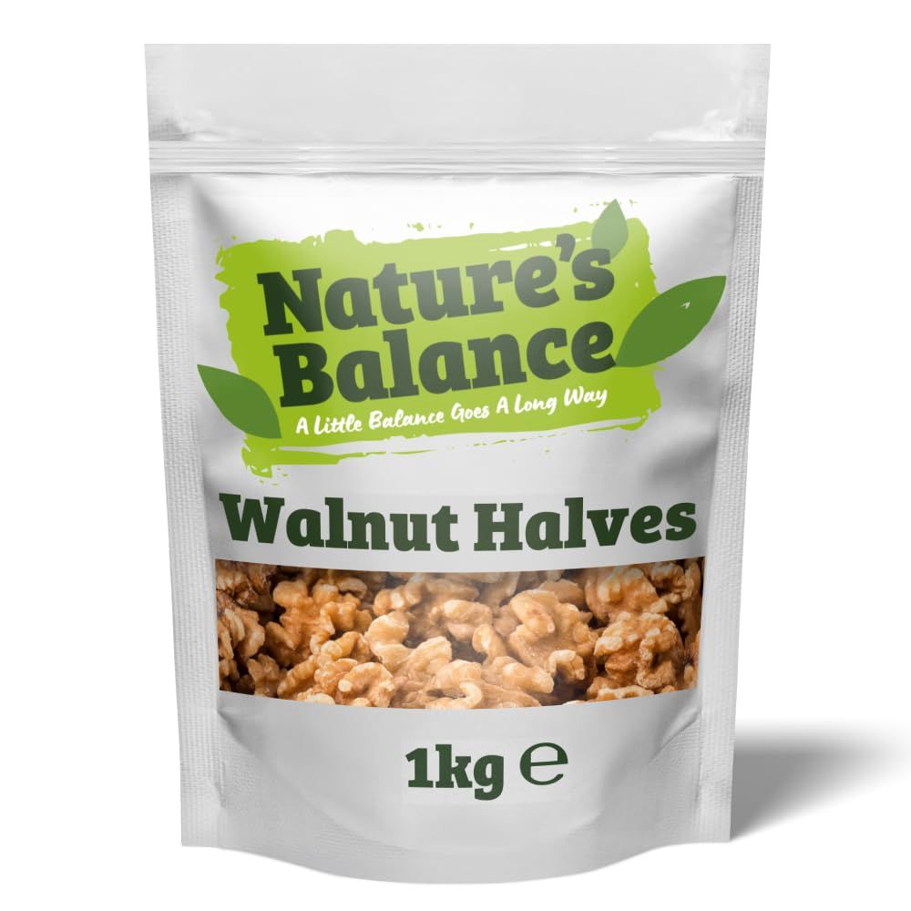 Nature's Balance Walnuts 1kg Raw Walnut Halves