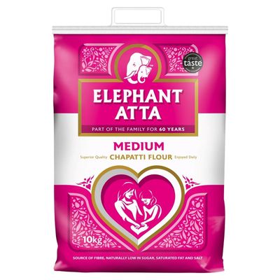 Elephant Atta Medium Chapatti Flour Atta Medium Atta Flour (10kg)