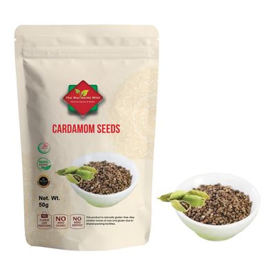 Cardamom Seeds (50g/1.76oz) Green Cardamom Seeds 100% Natural Premium Quality Authentic No Additives