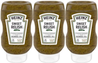 Heinz Sweet Relish 12.7 Ounce Bottle (Pack Of 3)