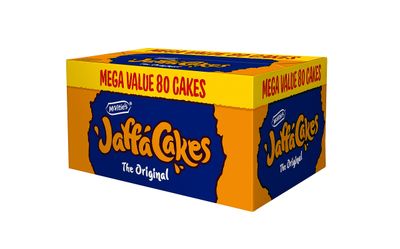 McVitie's Jaffa Cakes Mega Box Value Pack 80 Count (4 Packs of 20 Cakes) (Packaging may vary)