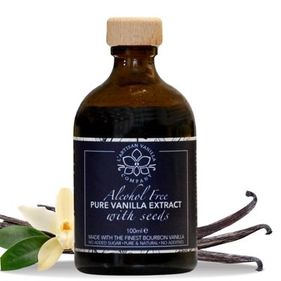 Artisan Vanilla Company - Alcohol-Free Pure &amp; Natural Real Vanilla Extract, with Seeds (100 ml)