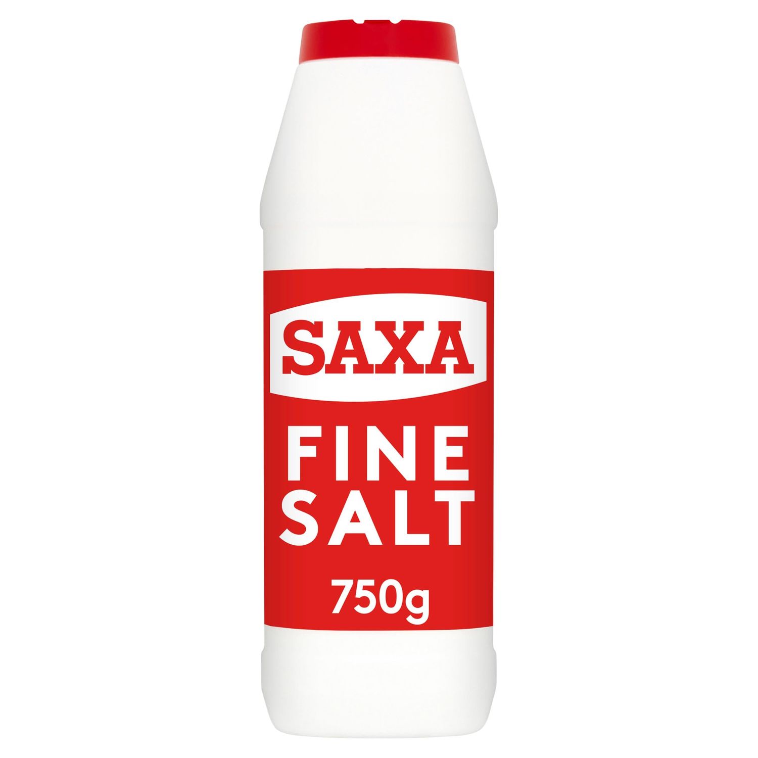 Saxa Fine Table Salt for Table &amp; Cooking, 750 g Drum (Pack of 1)