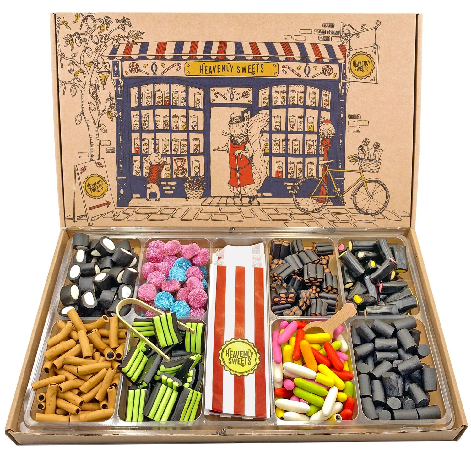 Heavenly Sweets Finnish Liquorice Gifting Collection XL 1.2kg Pick Mix Hamper Assortment Premium Licorice Selection Gift for Birthday Easter Sharing