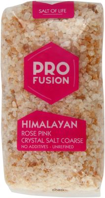 Profusion Himalayan Rose Pink Crystal Salt - Coarse - 500g