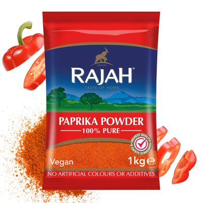 Rajah Spices Paprika Powder Paprika Ground Paprika (1kg)