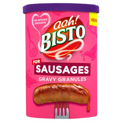 Bisto For Sausages Gravy Granules, 190 g Drum (Pack of 1)