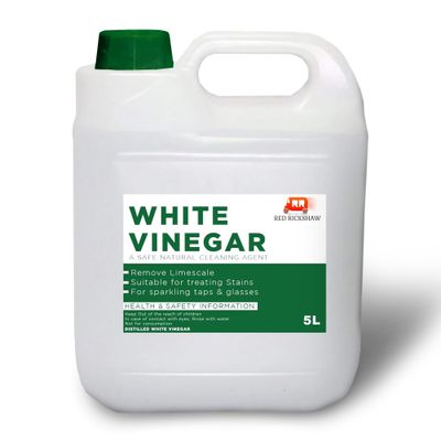 Golden Swan - White Vinegar - for Cleaning, Pickling, Marinating &amp; Cooking - Distilled White Vinegar- 5 Litre Bottle (1 Pack)