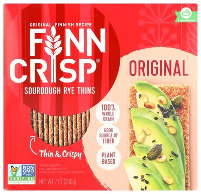 Finn Crisp Original, Delicately Thin Rye Crispbread, Boxes, 7 oz, 3 pk by Finn Crisp