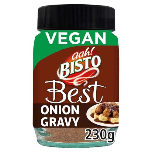 Bisto Best Vegan Onion Gravy Granules, 230 g Jar (Pack of 1)