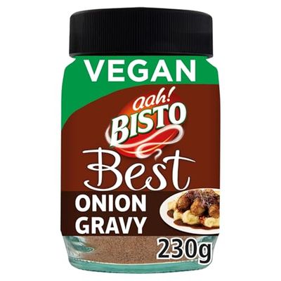 Bisto Best Vegan Onion Gravy Granules, 230 g Jar (Pack of 1)