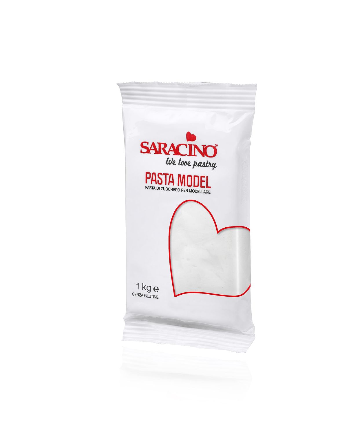 Saracino White Sugar Paste for Modelling 1 kg Gluten Free Made in Italy