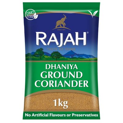 Rajah Spices Dhaniya Ground Coriander Coriander Powder Ada Adarak ADU Adaraka Adrak (1kg)