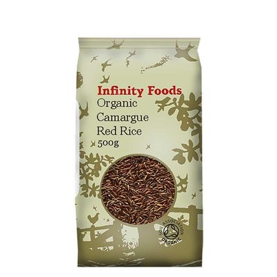 Infinity Foods Organic Healthy Camargue Red Rice Superfood 500g Bag