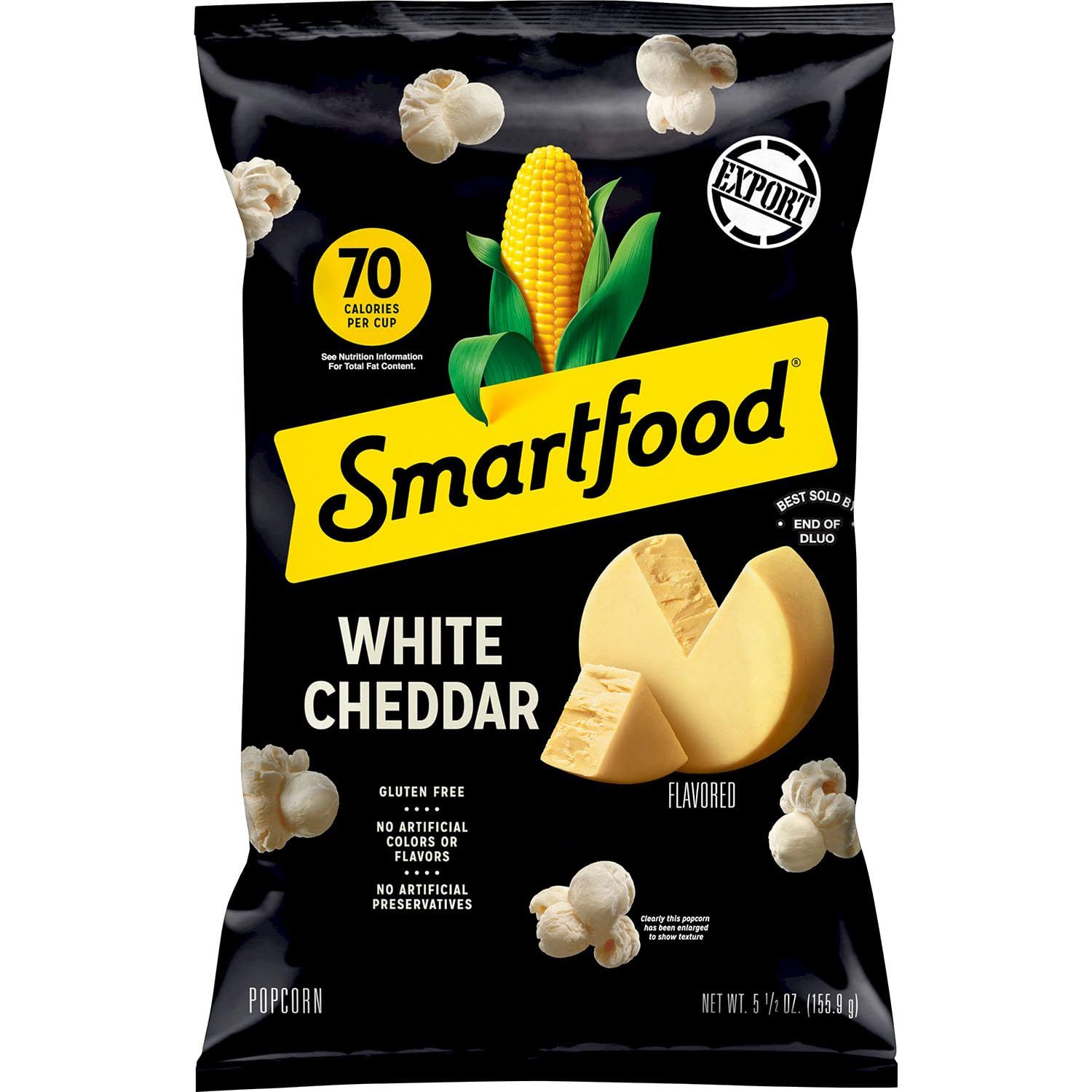 Smartfood White Cheddar Cheese Flavoured Popcorn 155.9 g