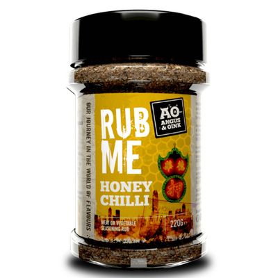 Angus &amp; Oink Honey Chilli Seasoning Sweet &amp; Spicy Perfect for Chicken &amp; Pork Authentic Chinese Flavour Gluten-Free &amp; Vegetarian Oven, Air Fryer &amp; BBQ 220g