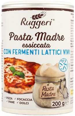 Ruggeri - Italian Dry Mother Yeast Dried Wheat Sourdough with Yeast - Bread Bakery - Tin 200g