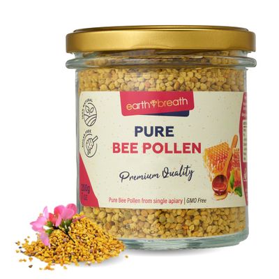 Earthbreath Pure Bee Pollen Granules 200g - 100% Raw &amp; Natural - Sustainably Harvested - Rich in Natural Goodness - No Artificial Additives