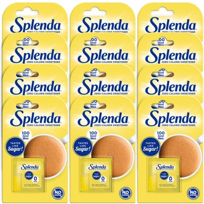 SPLENDA No Calorie Sweetener Dissolvable Minis, 100 Tablets (12-Pack)