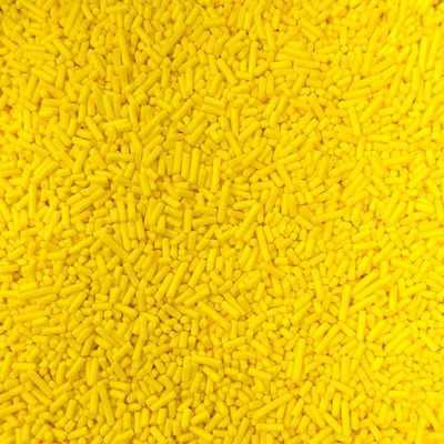Yellow Sugar Strands Sprinkles - 35g of Edible Yellow Cake Toppers or Cupcake Decorations Sprinkles Vermicelli