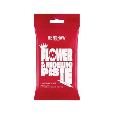 Renshaw Flower &amp; Modelling Paste - White, 250 g (Pack of 1)