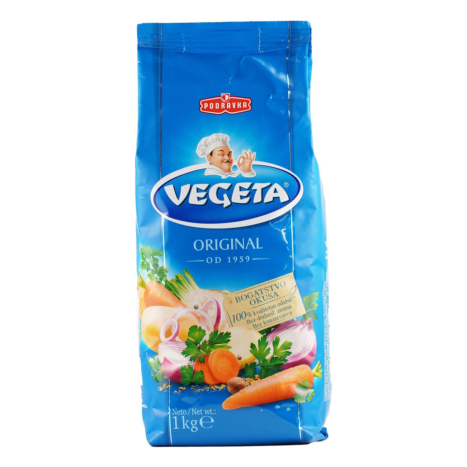 Podravka Vegeta All Purpose Food Seasoning 1 kilogram Original Croatian Product