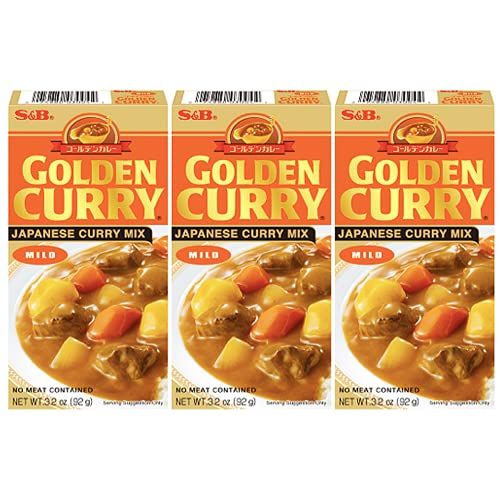 S&amp;B Japanese Golden Curry Mix Mild 92g - Pack of 3, by Food Sanctuary