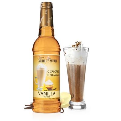 Jordan's Skinny Syrups 0 Calories 0 Sugar Vanilla Syrups 750mL