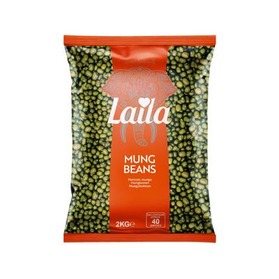 Laila Moong Beans 2 kg (Pack of 1)