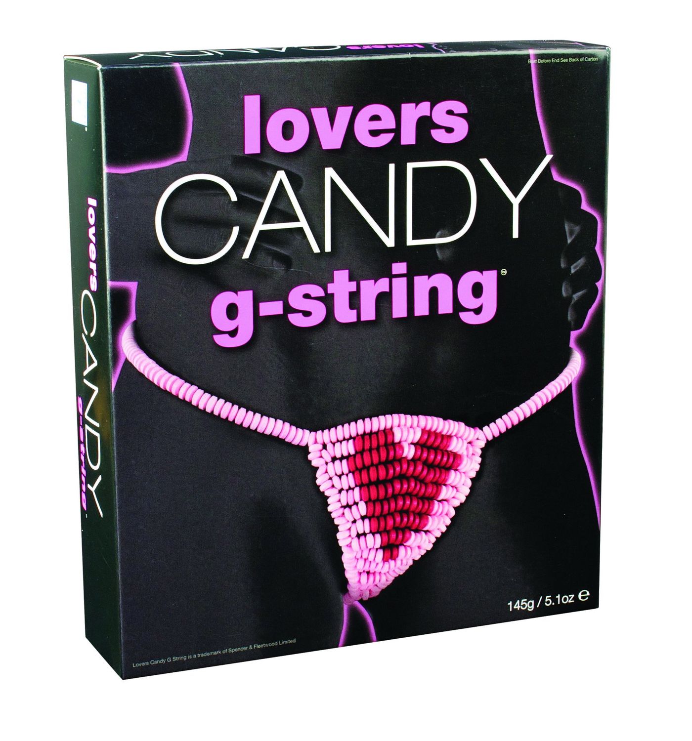 Perfect Present Gift Great for Christmas, Birthday, Stocking Fillers, Secret Santa - Candy: Lovers G-String - Light Hearted Party Snacks - Ideal for Ladies, Women, Womens