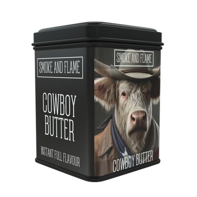 Cowboy Butter Seasoning Blend, Rubs and Seasoning for Meat Chicken Pork Beef Steaks Veggies, Zesty All Purpose Dried Spice Mix Powder to Make Compound Butter, Subtle Heat, 200g