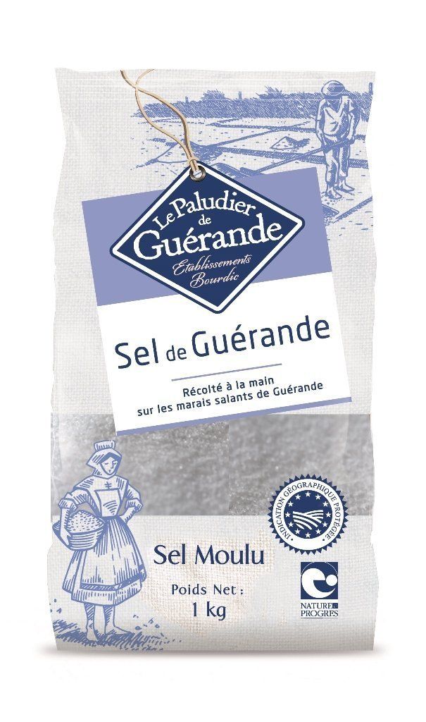 Le Paludier Celtic Sea Salt Fine 1000g X 3 (Pack of 3)