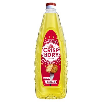 Crisp N Dry Rapeseed Oil, 1 Litre (Pack of 1)