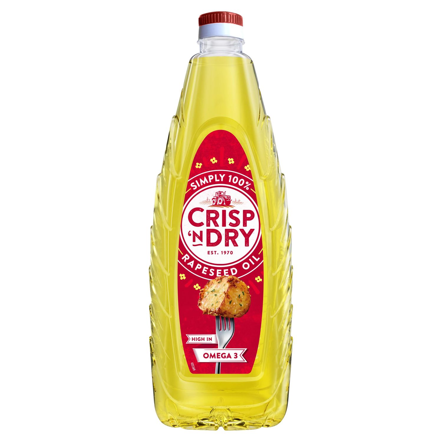 Crisp N Dry Rapeseed Oil, 1 Litre (Pack of 1)