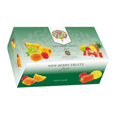 New Berry Fruits Jewels Individually Wrapped Assorted Soft Centred Fruit Jellies