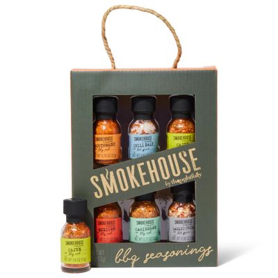 Thoughtfully Gourmet, BBQ Seasoning Collection, Variety 6 Pack, Flavours Include Southwest, Chilli Salt, Cajun, Mexican, Garlic Chilli Spice and Caribbean BBQ Rub, 25 mL Each Thoughtfully Gourmet, BBQ Seasoning Collection, Variety 6 Pack, Flavours Include Southwest, Chilli Salt, Cajun, Mexican, Garlic Chilli Spice and Caribbean BBQ Rub, 25 mL Each