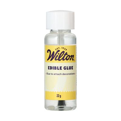 Wilton Edible Glue 22g: Food Grade Glue for Fondant and Cake Decorating, Sugarcraft - Vegan and Halal - 22 Grams