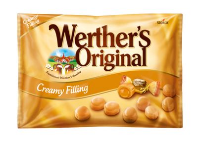 Werther's Original Creamy Filling Candies - Classic Caramel Sweets with Smooth Centre, Individually Wrapped, 1 kg Bulk Pack