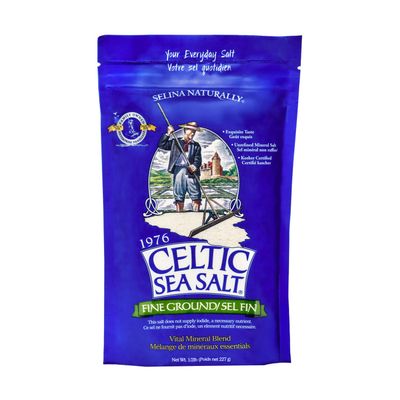 Celtic Sea Salt, Fine Ground, 8 Ounce