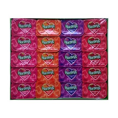 Hartley s Jams, Individual Portions, Assorted Flavours - 20 g, 20