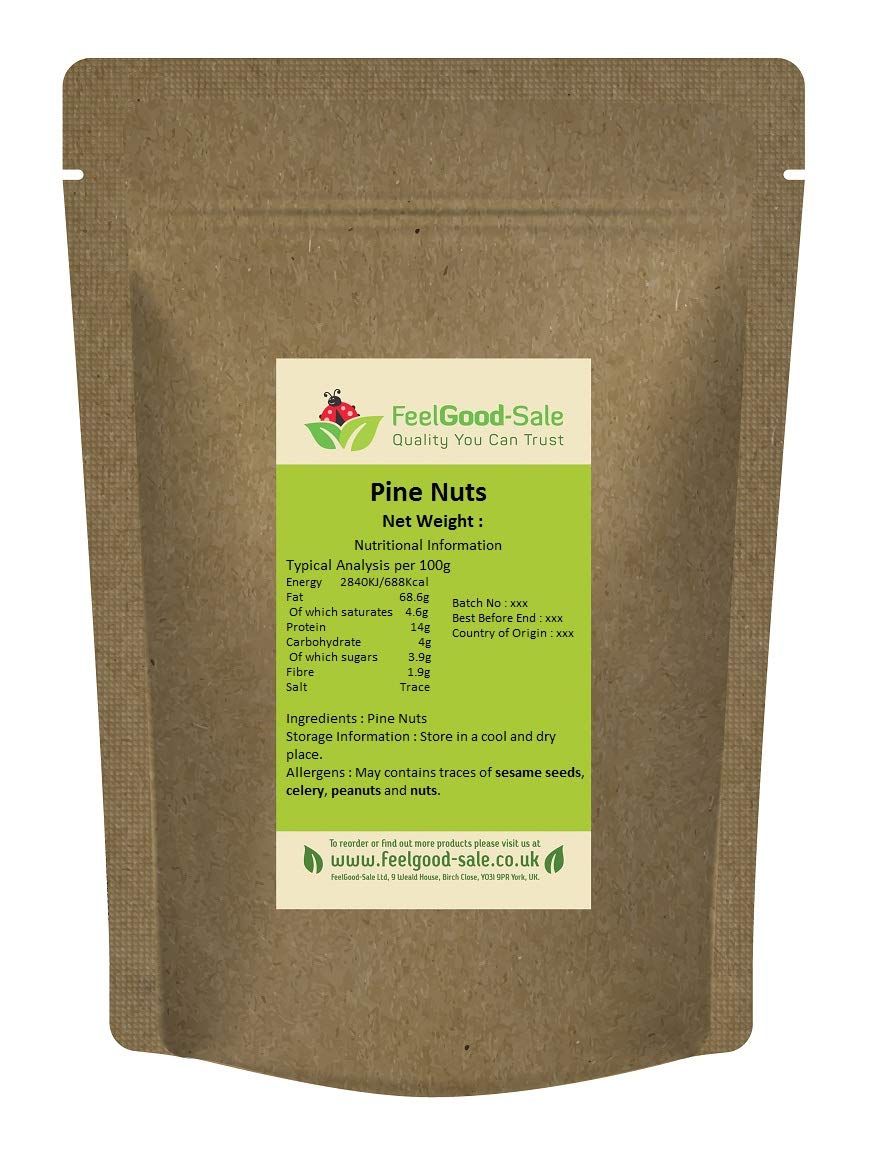 1kg Pine Nuts, Natural Product, Buttery and Crunchy Taste